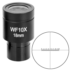 Eyepiece SIGETA WF 10x/18 mm (micrometric): enlarge the photo