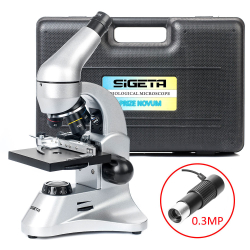 Microscope SIGETA PRIZE NOVUM 20x-1280x with 0.3Mp camera (with case): enlarge the photo